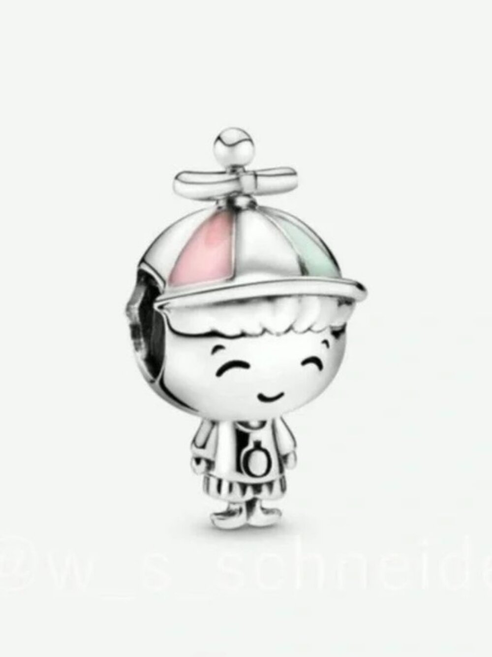 Pandora Kids Silver and Pink Toy Charm